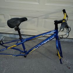 Bicycle frame electric bike scooter motorcycle disc brakes 4" wide wheels $150