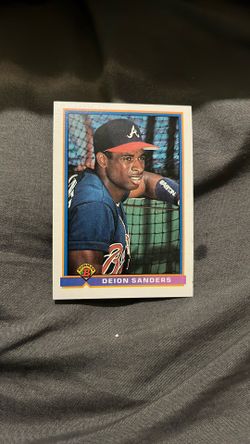 1991 Bowman Deion Sanders Baseball Card