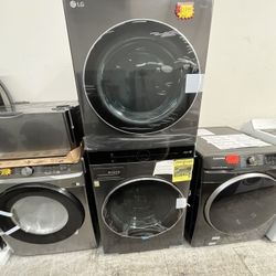 stackable lg load washtower wide front thinq 