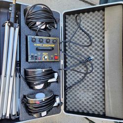 Novatron V400-D 3-Light Studio Photography Light/Flash Head Kit with Accessories