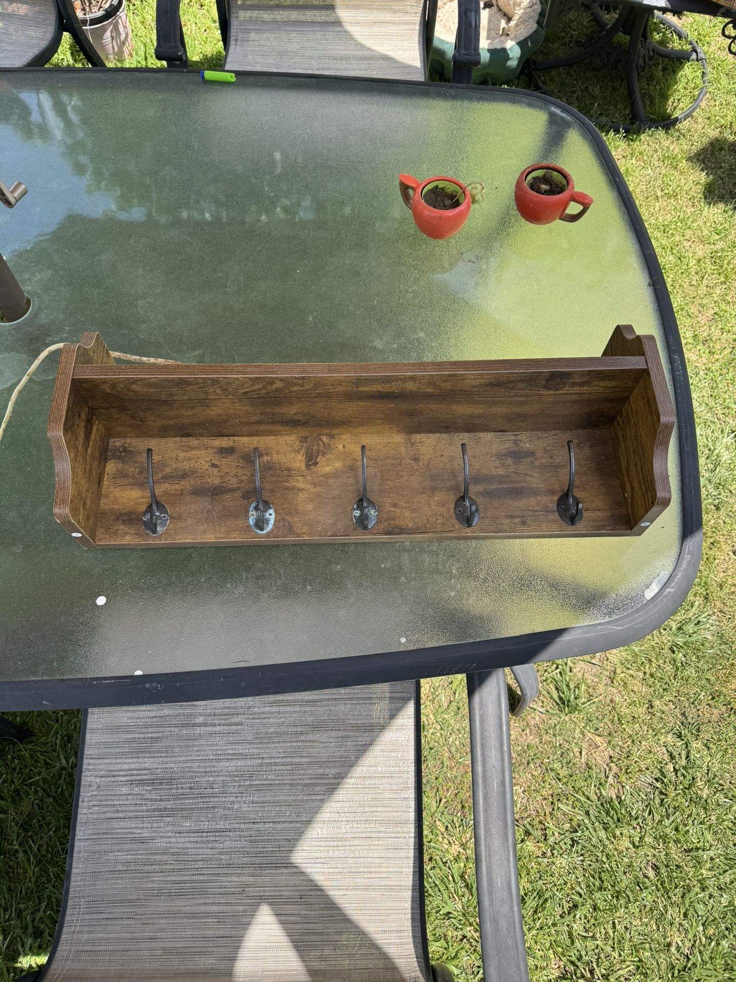 Shelve With Hooks