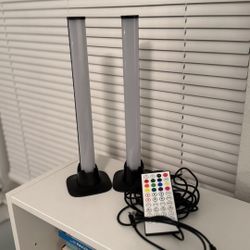 RGB LIGHT BARS PC SETUP GAMING STREAMING KEY LIGHTS MULTICOLOR DESKTOP LIGHTS