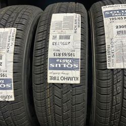 195/65R15 Set Of 4 Kumho Ta51 New Tires 
