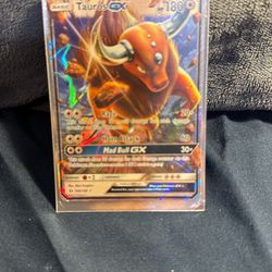 Pokémon TCG Tauros GX Sun & Moon Base Set 100/149 Holo Ultra Rare NM