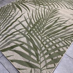 Tropical 🌴 design premium outdoor area rug - new - 8x10 feet - D77