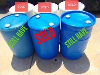 55 Gallon Drums (HDPE Plastic)