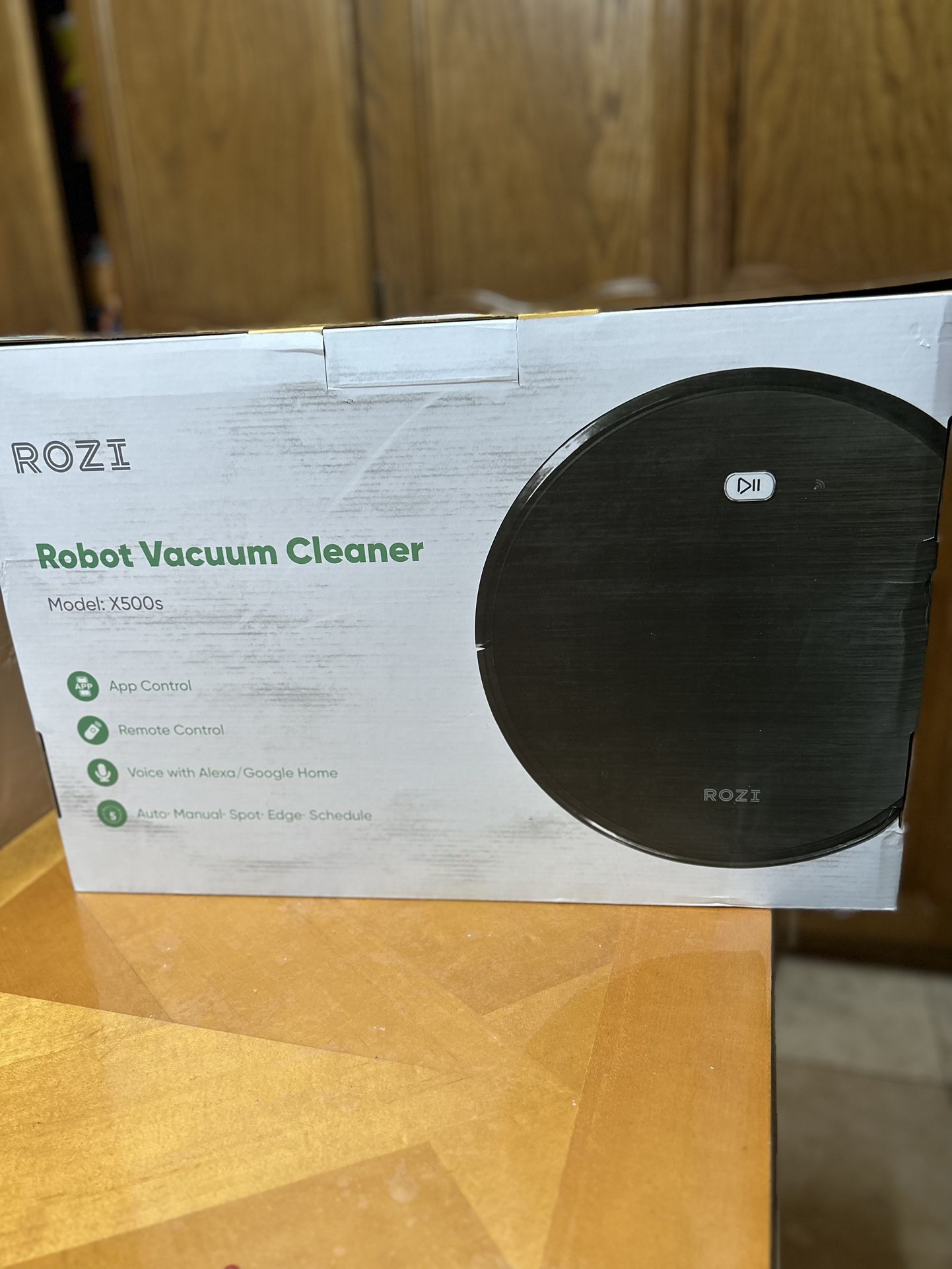 Rozi Robot Vacuum and Mop Combo, X500s Robot Vacuum Cleaner and Smart Robotic Vacuums Compatible with WiFi