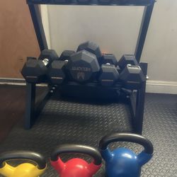 Dumbbell set / kettlebell set