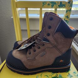 New Steel Toe Work boots