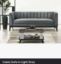 Calais Sofa in Light Grey
