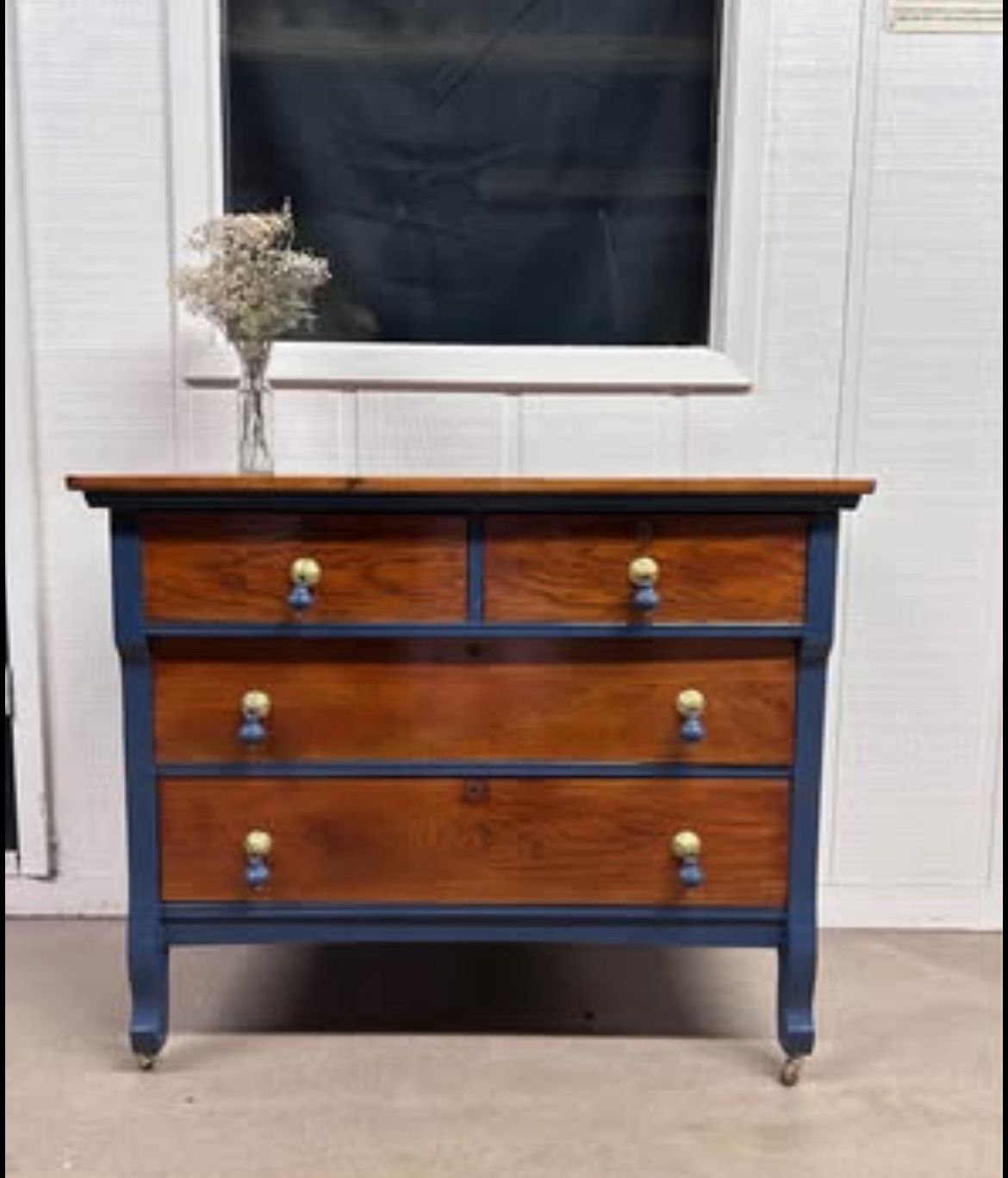Empire chest drawers. Antique