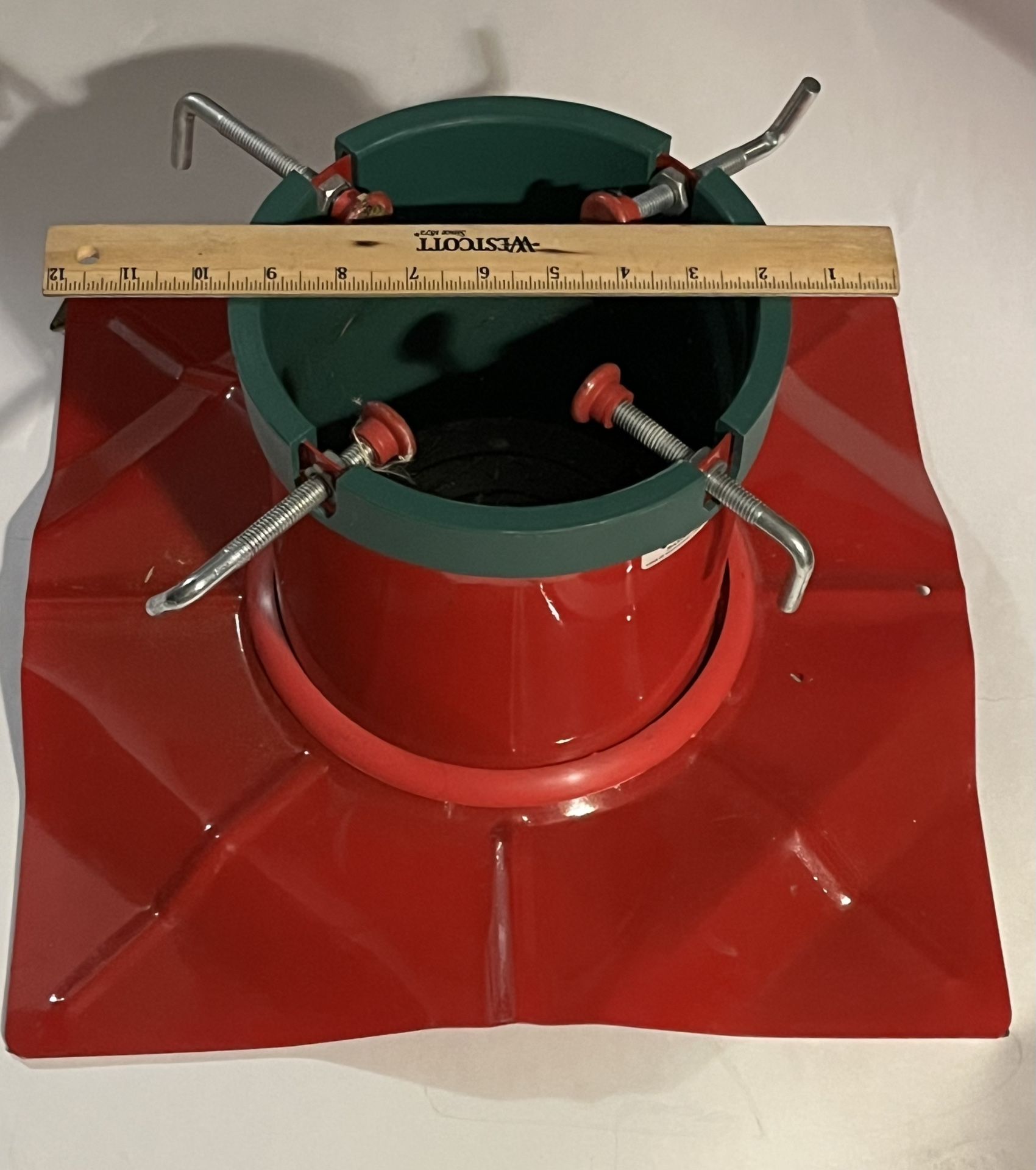 Jumbo Christmas Tree Stand For Trees Up To 9 Feet Tall And 5 1/2” Thick