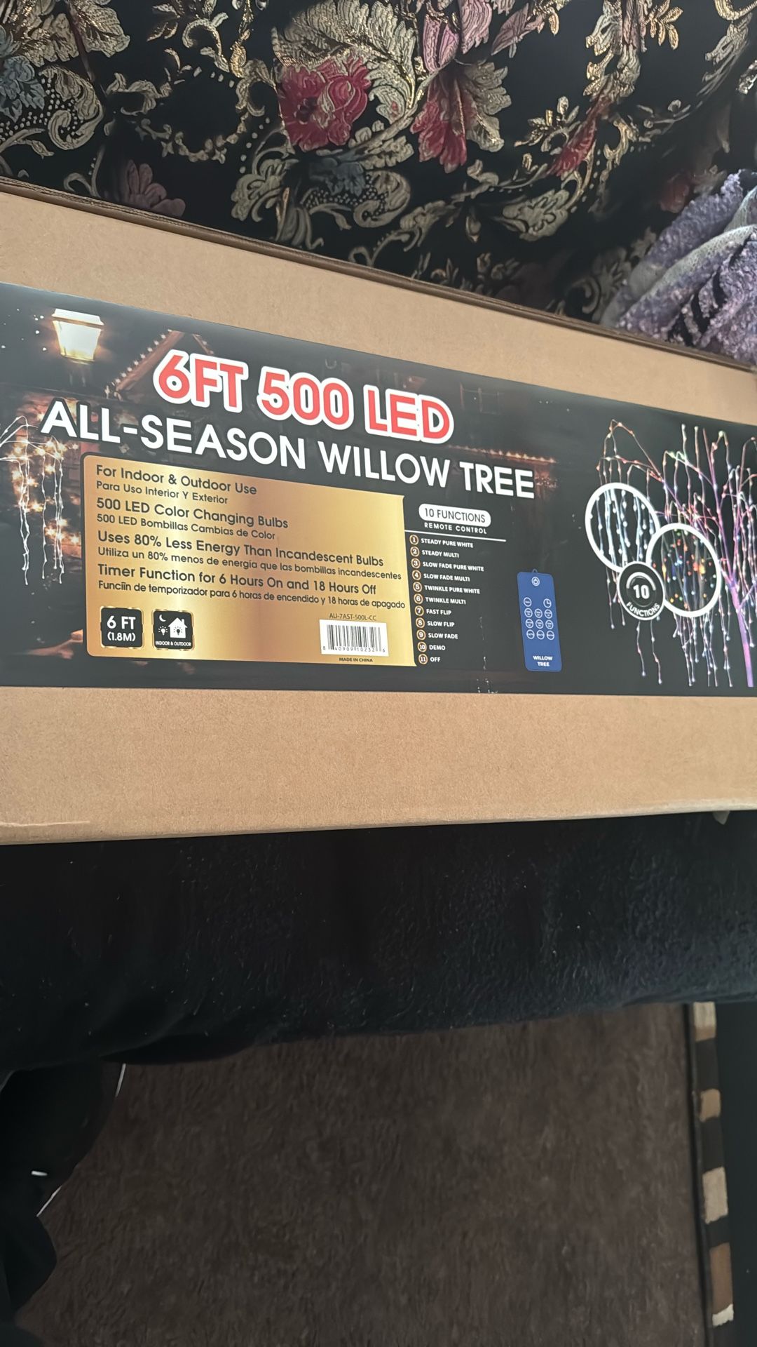 6FT. 500 LED christmas decorations