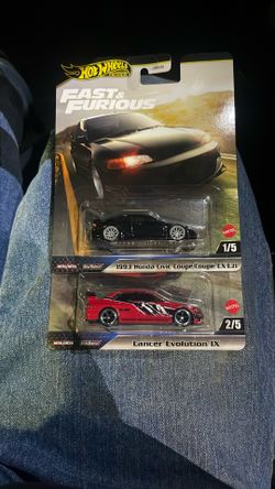 HOT WHEELS FAST AND FURIOUS LANCER EVOLUTION 1993 Honda Civic EX 