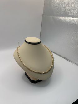 Gold Rope Chain Necklace