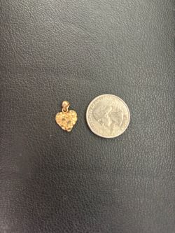 10k diamond cut pendant