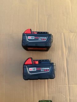 Milwaukee M18 RedLithium XC5.0 Batteries – 2 Pack