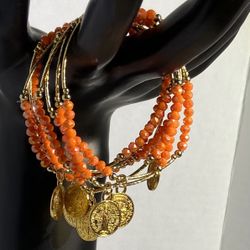 Elegant Semanario ,crystal and gold plate