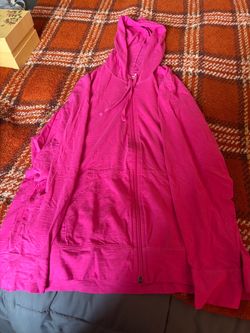 Pink Zip-Up Hoodie Jacket