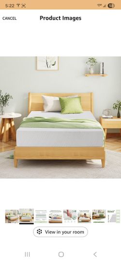 EGOHOME Full Size Memory Foam Mattress, 12 Inch Bed Mattress in a Box with Cooling Green Tea Gel, Relieve Pressure with Medium Support, CertiPUR-US Ce