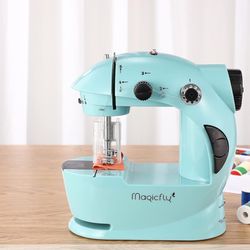 Mini Sewing Machine with Extension Table