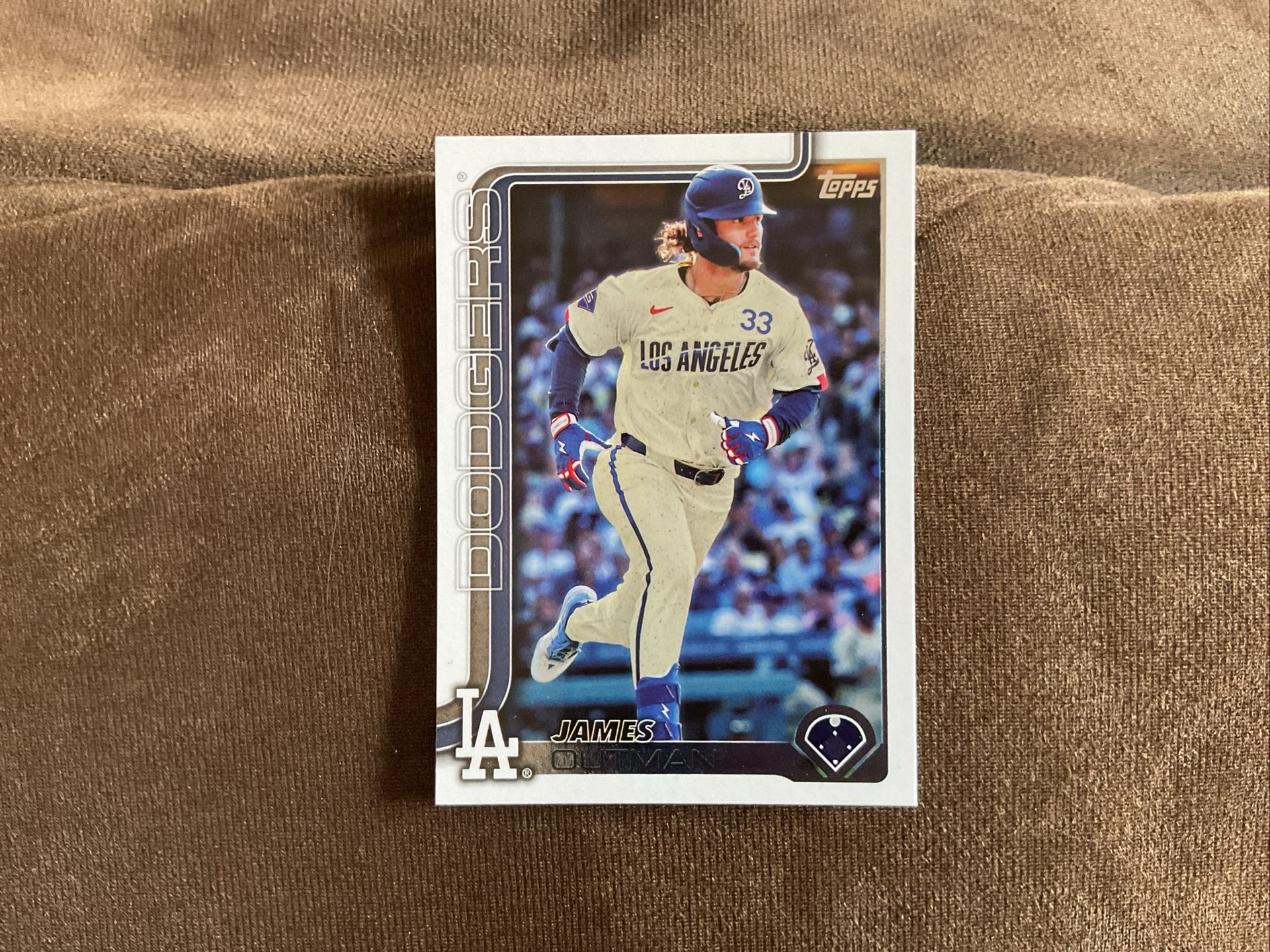 Topps Dodgers James Outman Baseball Card