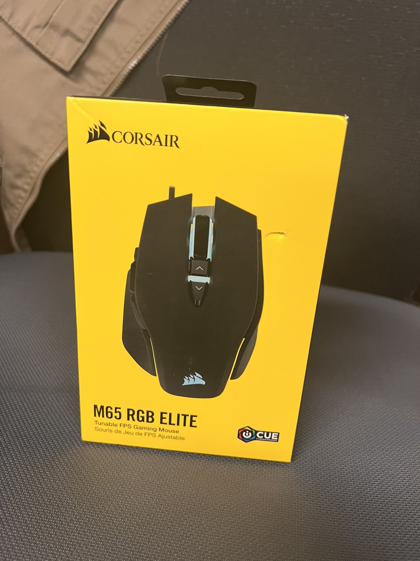 Tunable FPS Gaming Mouse (Corsair m65 RGB Elite)