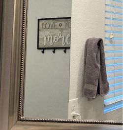2 Matching Large Framed Mirrors – 40” × 41”