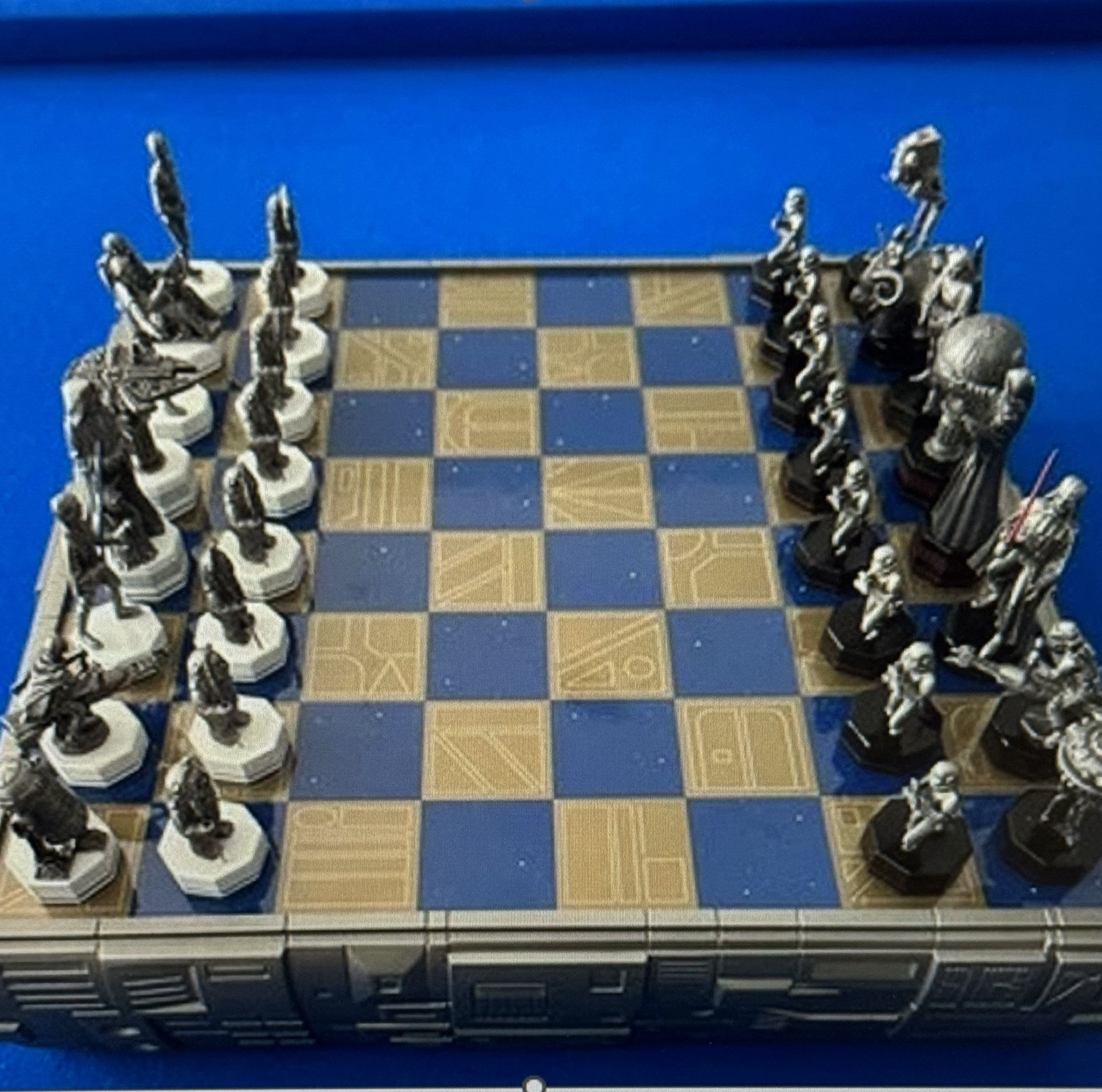 Star Wars Pewter Chess Set