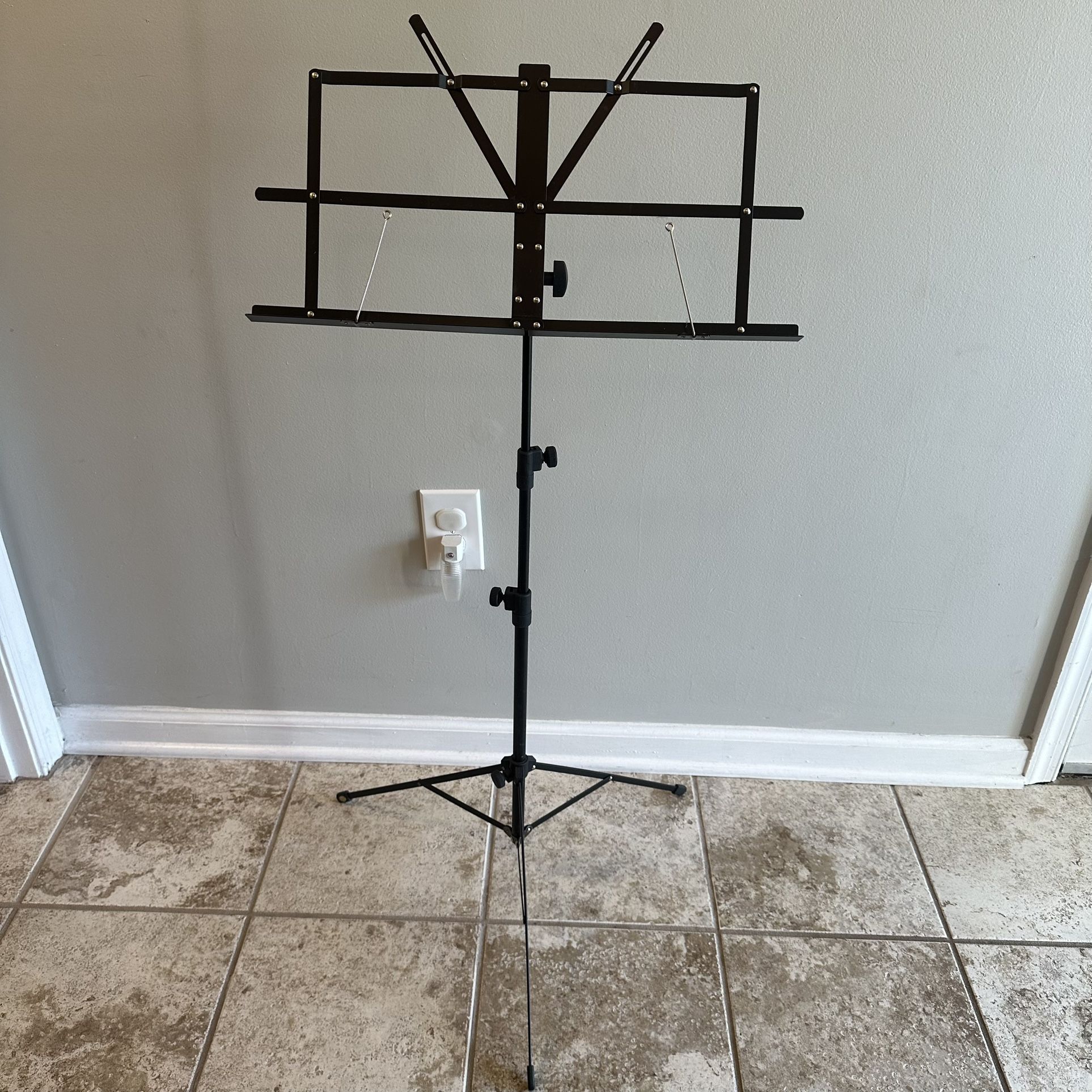 Folding Music Stand w/ Carry Case