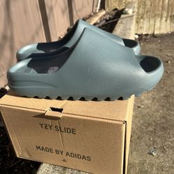 Brand New Yeezy Slate Marine Slides