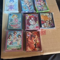 Opened Anime Card Sleeves 50pcs