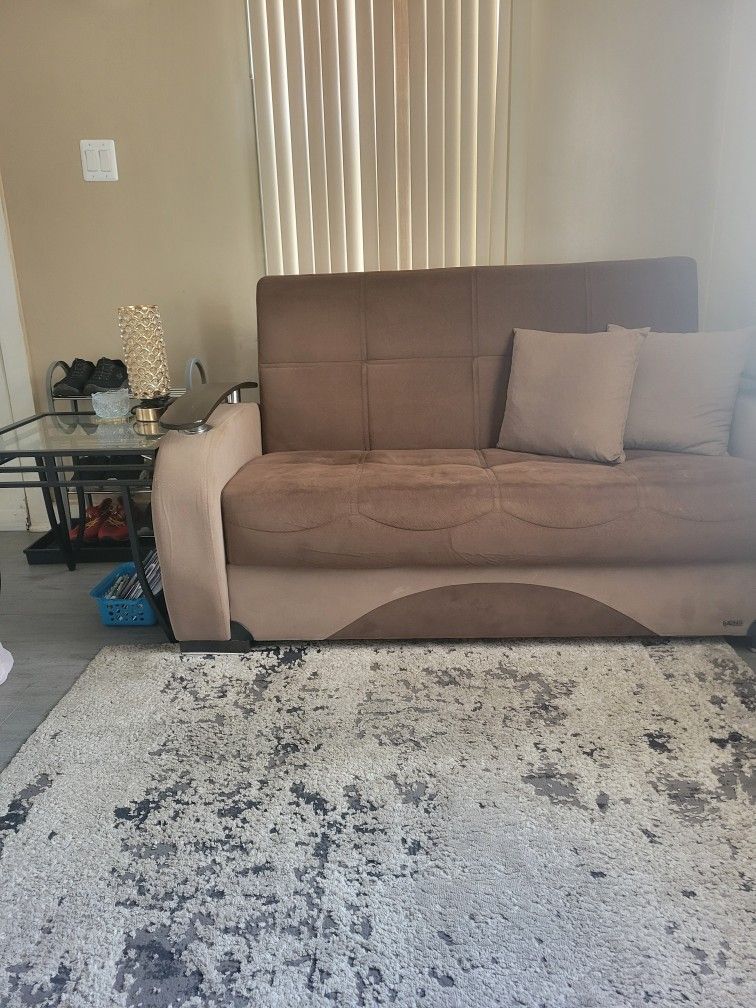 2 Loveseats With Storage 