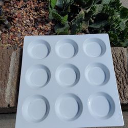 Pier 1 Cupcake Display Glass Tray