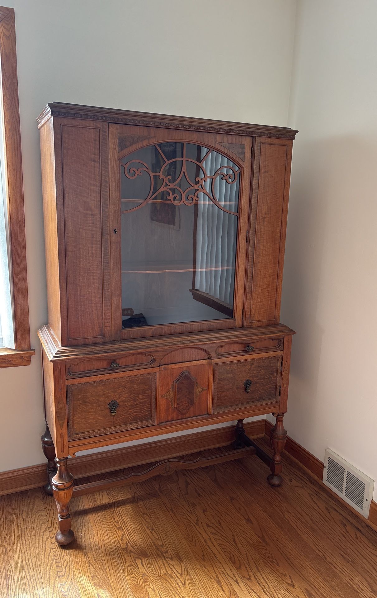 Vintage China Display Cabinet by Rockford Furniture Company Il.