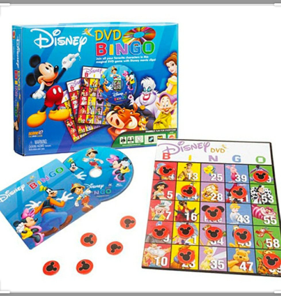 Disney DVD Bingo (Mattel) Family Fun - Complete