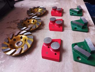 Metal grinding pads & janitorial & floor buffer polisher pulidora