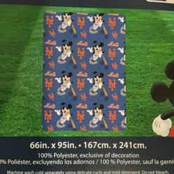 Mickey Mouse New York Mets  Blanket