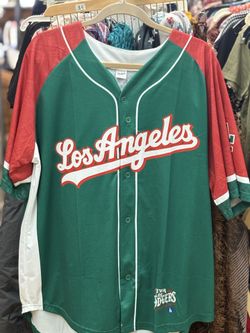 Los Angeles Dodgers Mexico Jersey – Green/Red – Viva Los Dodgers – Size XL