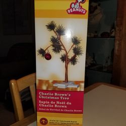 NEW IN BOX THE ORIGINAL CHARLIE BROWN CHRISTMAS TREE.  PICK UP MIDDLEBORO ONLY FINAL SALE 