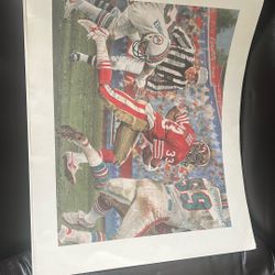 49ers Super Bowl Dolphins Two Different Prints Total Of 3 