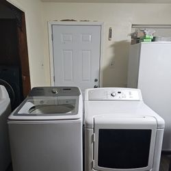 SAMSUNG WASHER AND KENMORE DRYER BOTH ELECTRIC NOT MATCHING SET XL CAPACITY 5.3 CU EXCELLENT CONDITION DELIVERY AVAILABLE FOR EXTRA FEE WE DO REPAIRS 