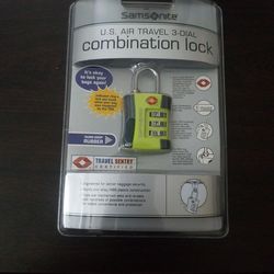 Suitcaset/luggage Lock Made By Samsonite Made in Taiwan 