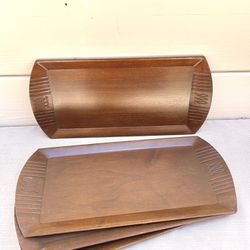 Vintage Wood Hospitality Trays