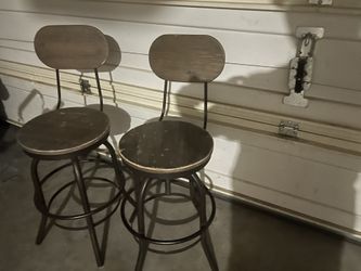 Two Wooden Stools