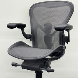 HERMAN MILLER REMASTERED AERON STOOL SIZE B FULLY ADJUSTABLE COUNTER & BAR HEIGHT AVAILABLE LUMBAR PAD OR POSTURE FIT DELIVERY AVAILABLE 🚚🚚🚚