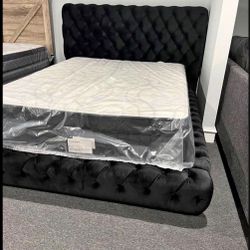 😴 NUEVA!! QUEEN KING Cama Estilo Plataforma EN CAJA 📦 😴 