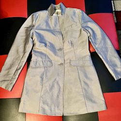 Kenneth Cole NY Woman’s Silver Coat M