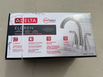 Delta Eldren Spotshield Brushed Nickel Faucet