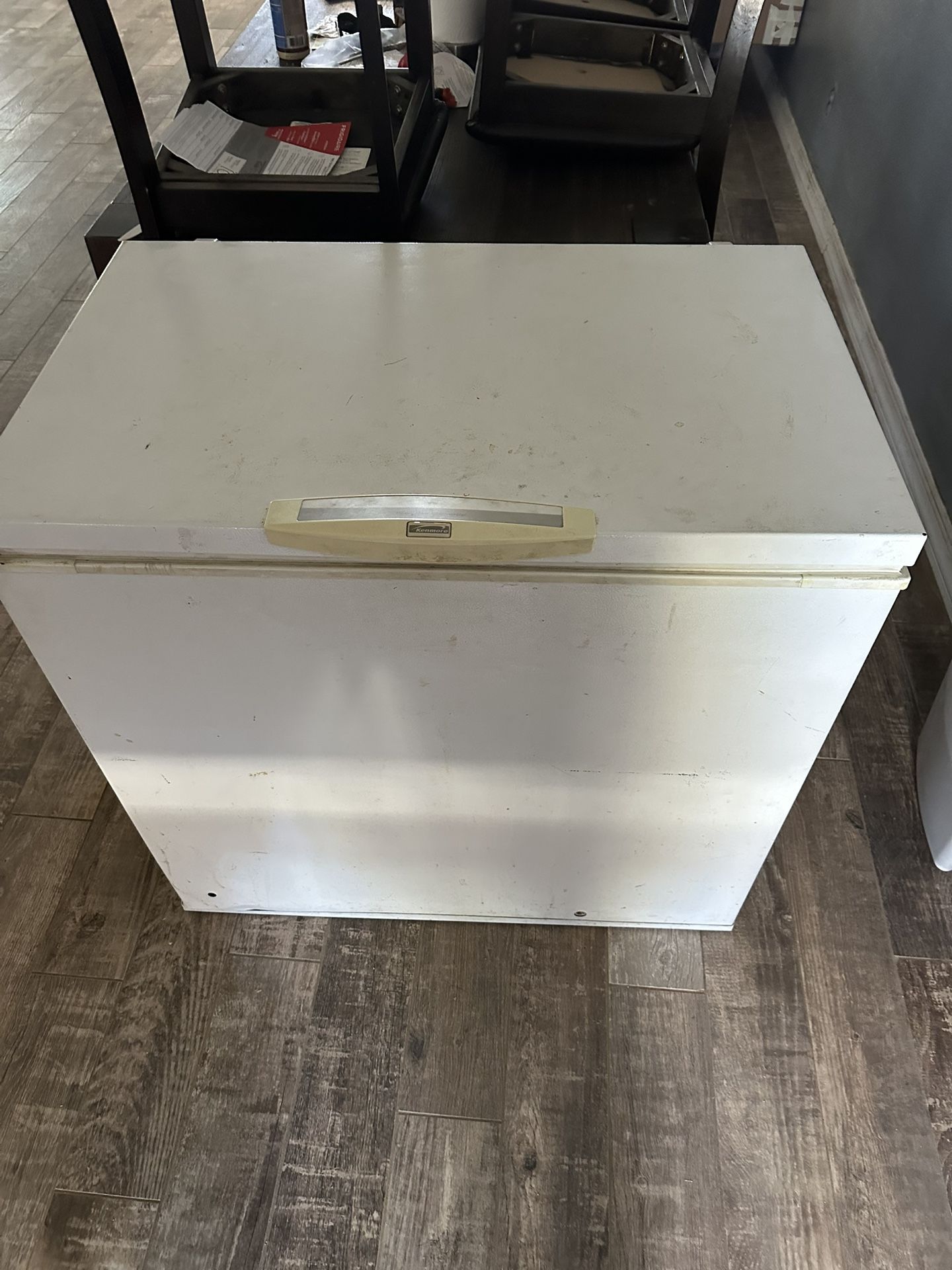 Box freezer Works great Just upgraded to stand up Freezer.
